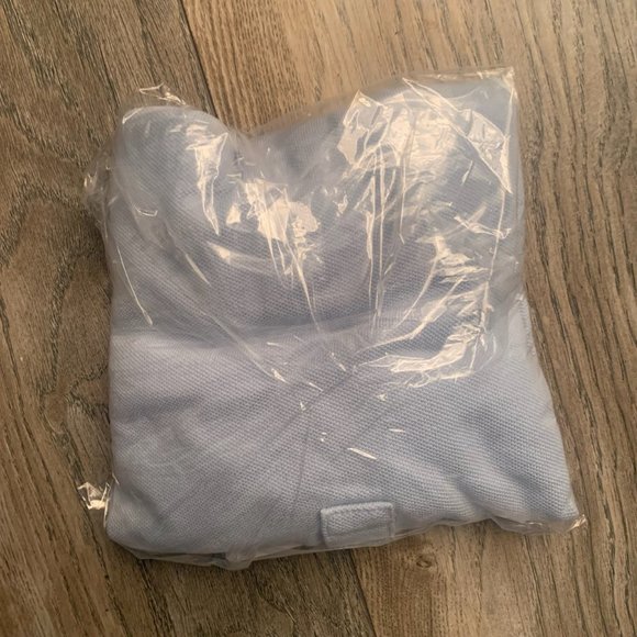 NWT LANDS' END GIRL'S SHORT SLEEVE FEMININE FIT MESH POLO SHIRT BLUE SMALL (7-8) - Picture 6 of 6